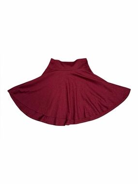 FULL TILT Women's Medium Pull-on Stretch Dark Red Skater Skirt